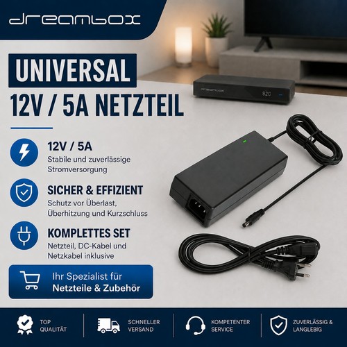 Dreambox netzteil 12v 0a - netzteil,